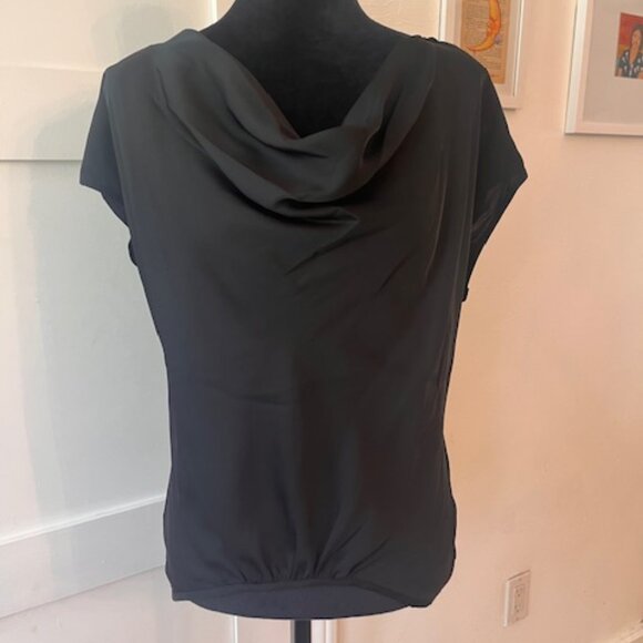 INC sleeveless black  blouse size S - Picture 1 of 2